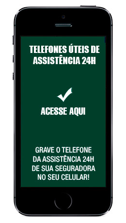 Telefones úteis de Assistência 24h